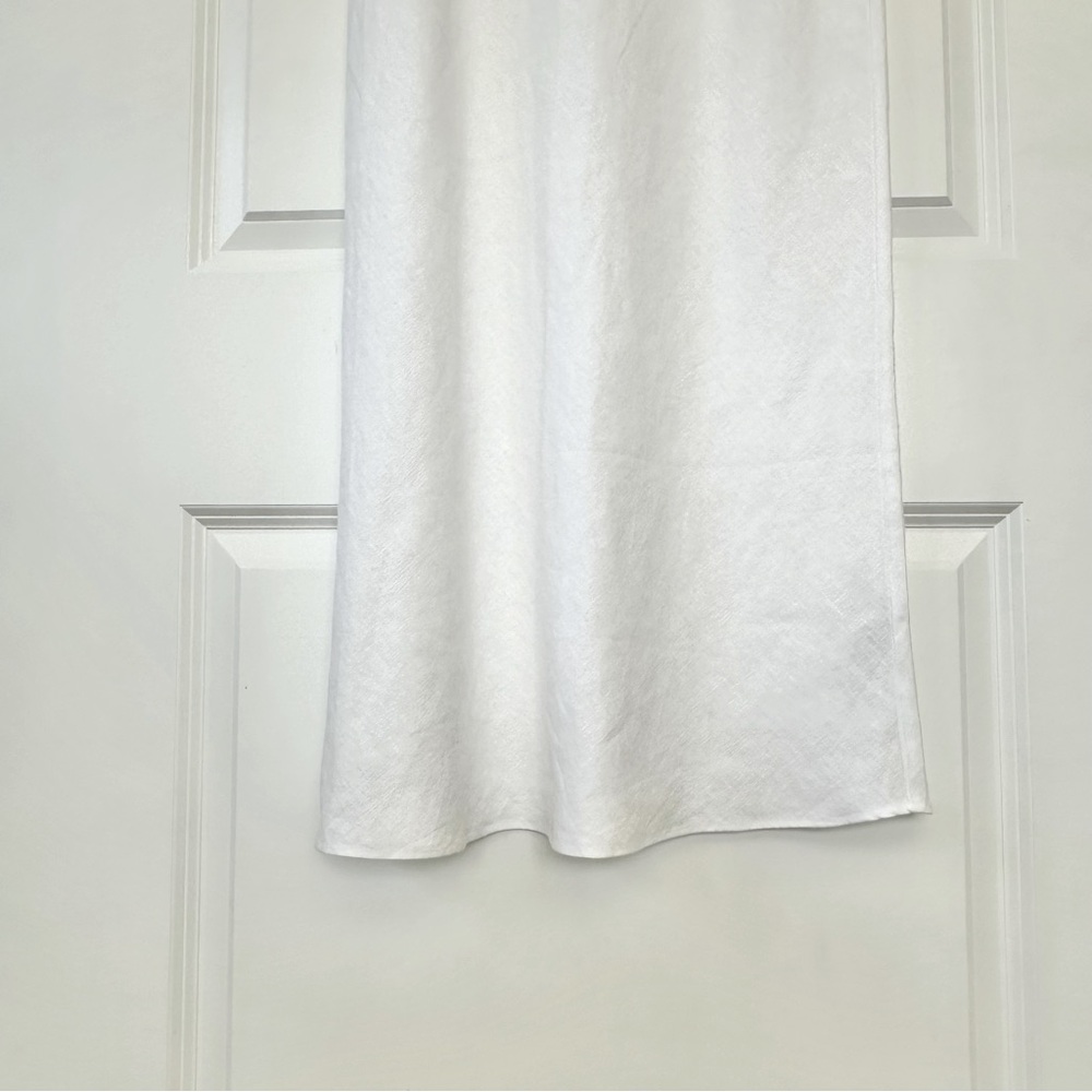 NWT Zara 100% Linen White Maxi Skirt - Picture 6 of 15